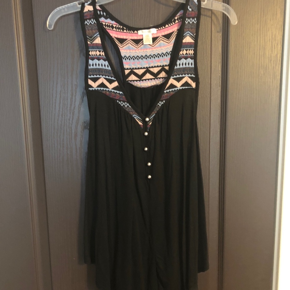 Aztec Print Tank Top